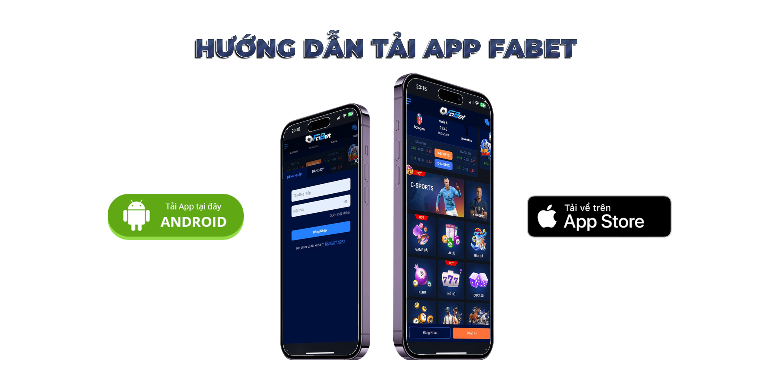 Hướng dẫn tải app Fabet
